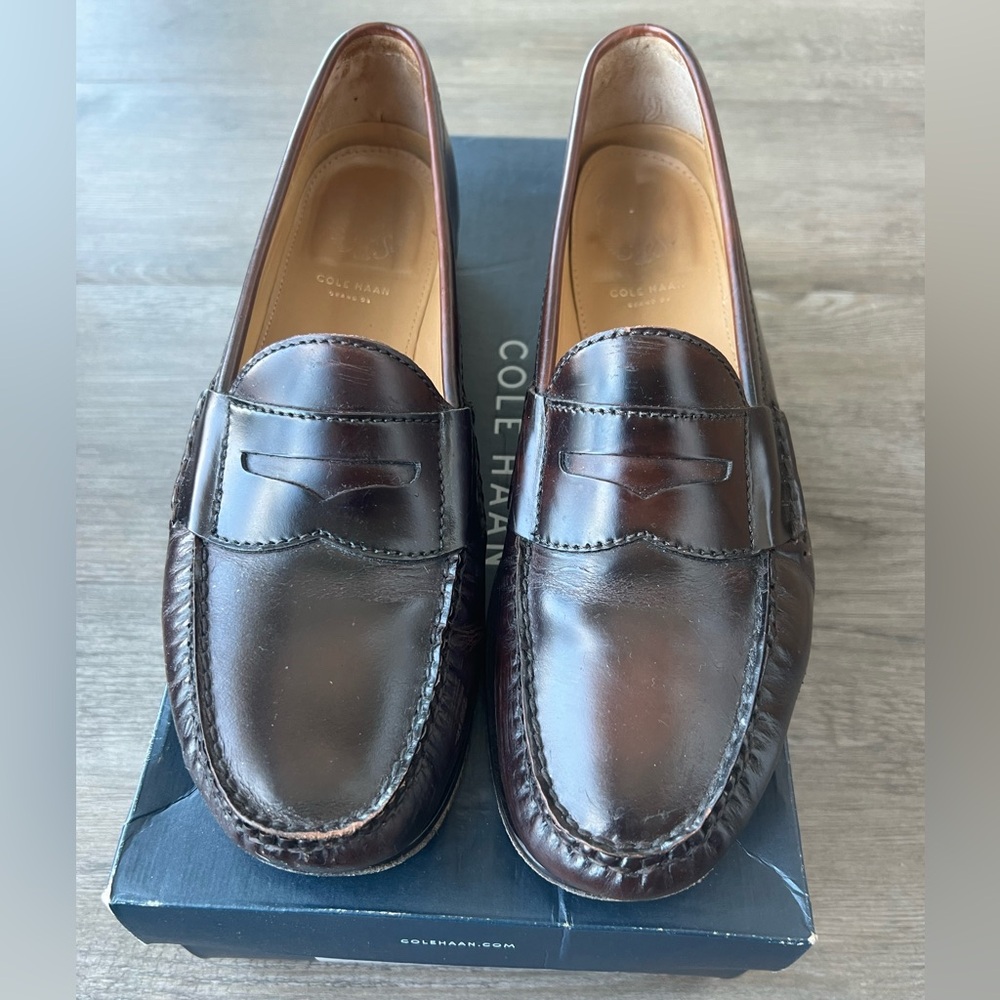 Cole Haan Men Pinch Penny Mahogany Size 9.5